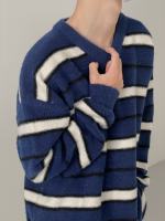 Свитер DAZO Studio Mohair Sweater Contrast Horizontal Stripes (3)