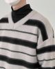 Свитер DAZO Studio Mohair Sweater Contrast Horizontal Stripes (9)