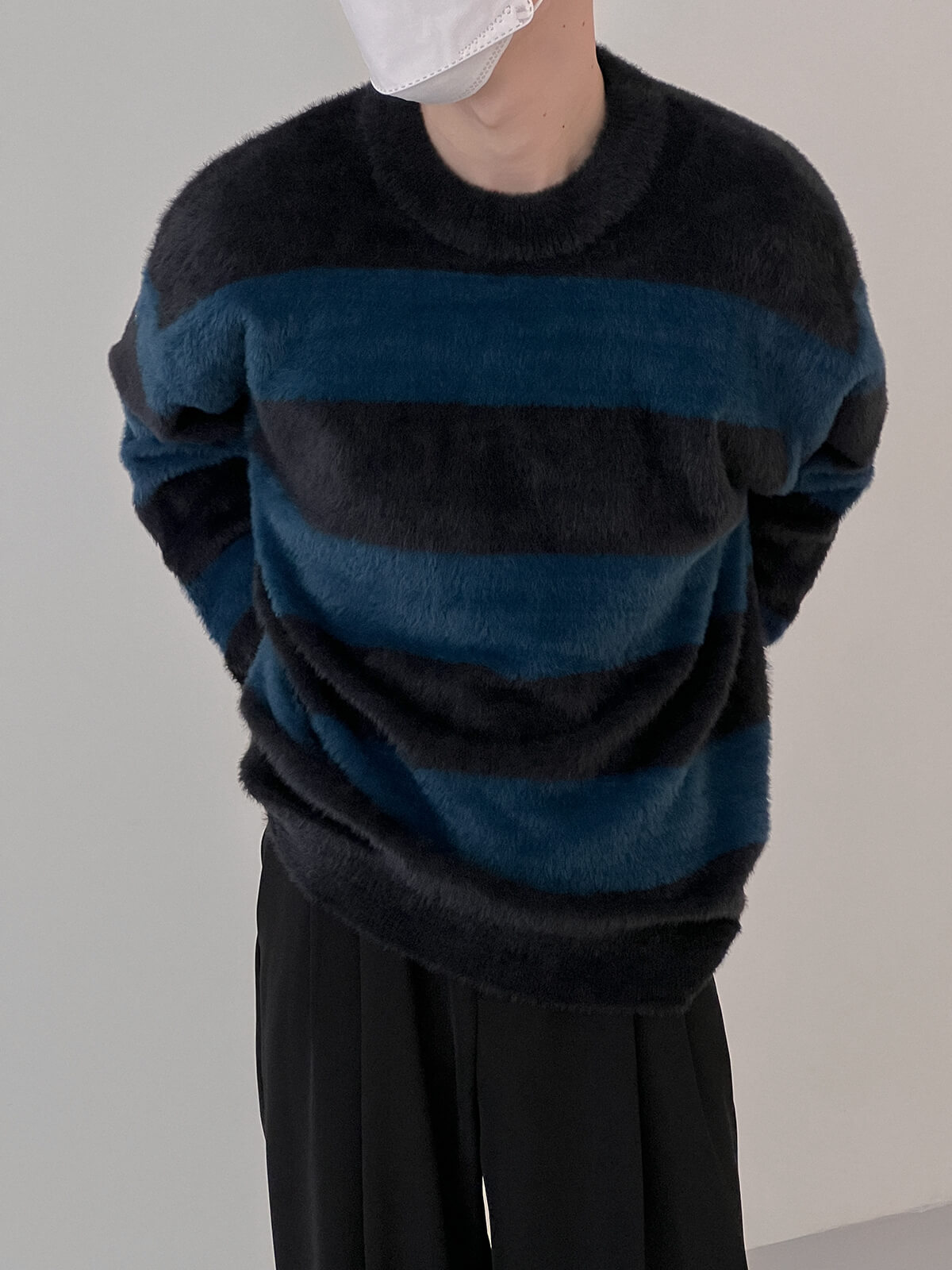 Свитер DAZO Studio Mohair Sweater Horizontal Stripes (3)