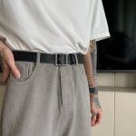 Брюки Cui Layout Studio Loose Pants Fine Embossed Texture (5)
