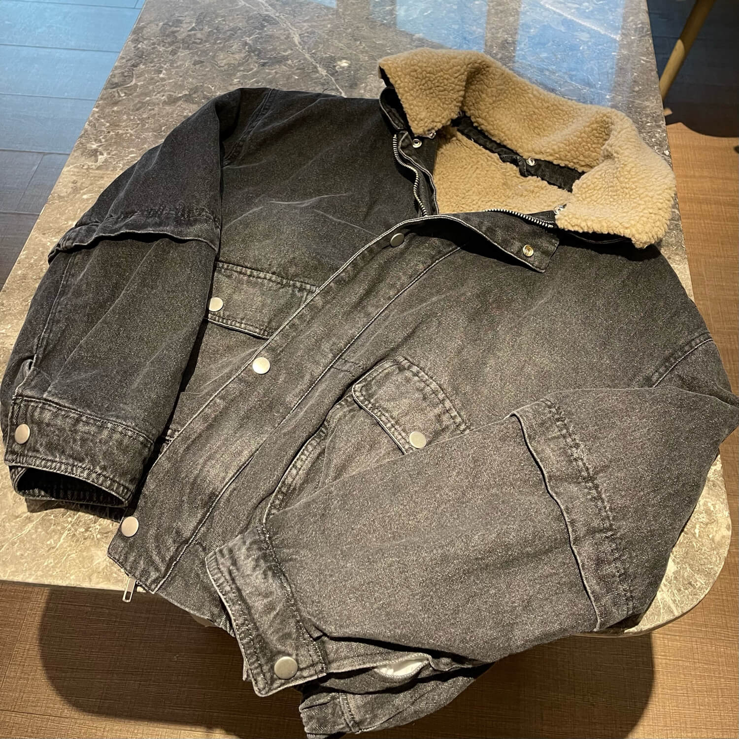 Джинсовая куртка Cui Layout Studio Denim Jacket Detachable Collar (1)