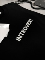Футболка Attitude Studio T-shirt Introvert Metallic Letters (2)
