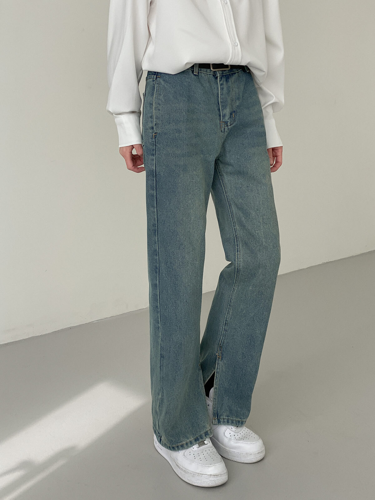 Джинсы DAZO Studio Washed Jeans Split Bottom (3)
