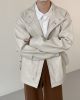 Куртка DAZO Studio Spring Jacket PU Leather Stand Collar (8)