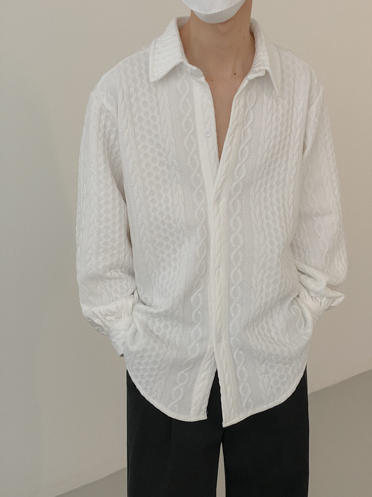 Рубашка DAZO Studio Aran Pattern Shirt (2)