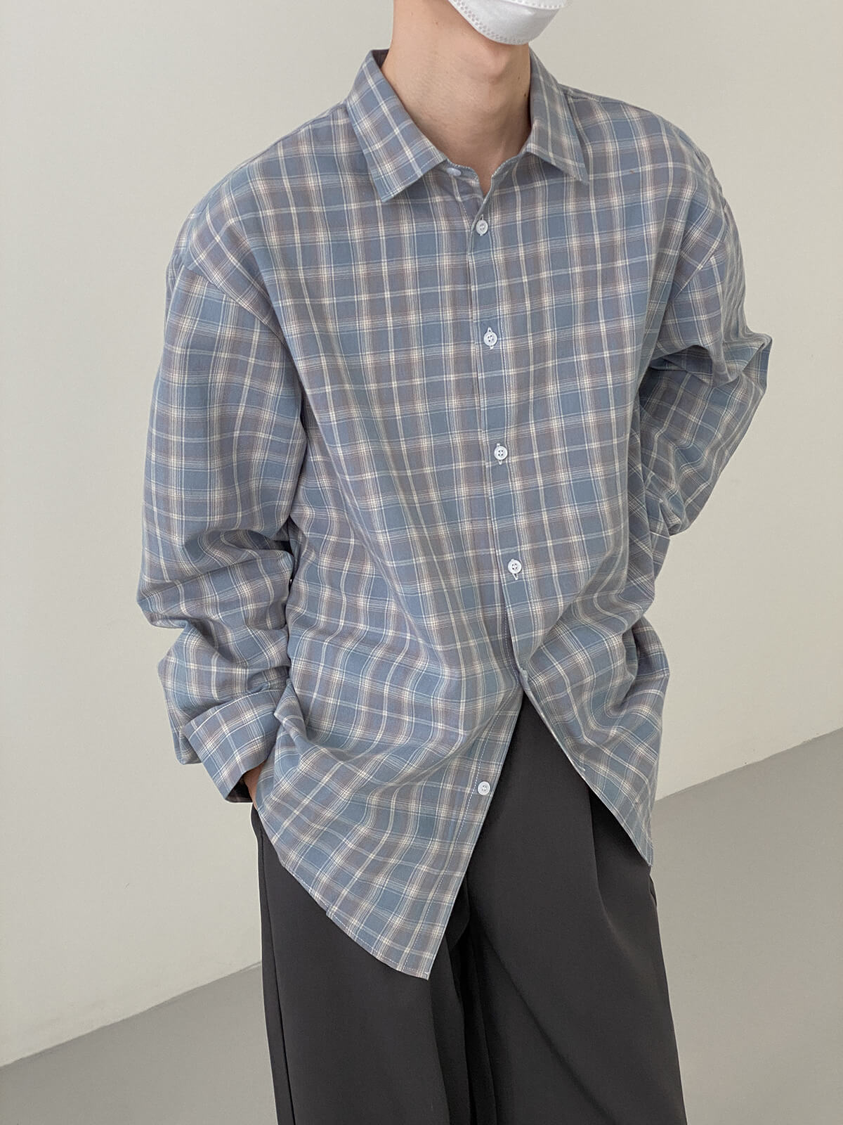 Рубашка DAZO Studio Calm Shirt Checkered Pattern (1)