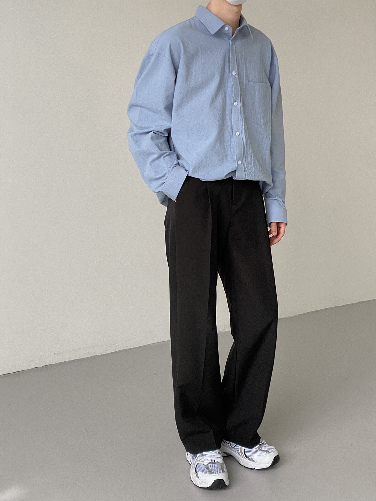 Рубашка DAZO Studio Loose Cotton Shirt With Pocket (12)