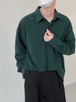Рубашка DAZO Studio Plain Faux Silk Shirt (7)