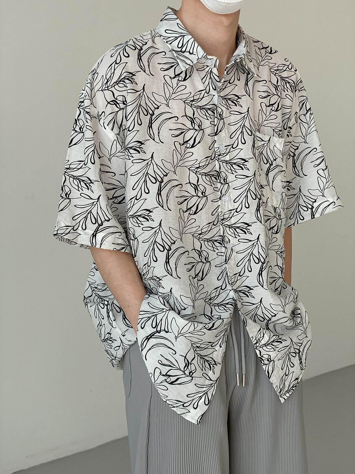 Рубашка DAZO Studio Shirt Beach Mixed Pattern (2)