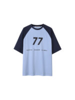 Футболка "19 Studio 77 Number Contrast T-shirt" — изображение 5