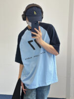 Футболка "19 Studio 77 Number Contrast T-shirt" — изображение 3