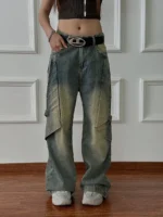 Джинсы "19 Studio Retro Deconstructive Jeans" — изображение 3