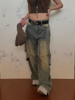 Джинсы "19 Studio Retro Deconstructive Jeans" — изображение 4