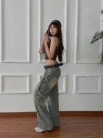 Джинсы "19 Studio Retro Deconstructive Jeans" — изображение 8