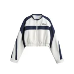 Свитшот "Black BB Panel Crop Zip Sweatshirt" — изображение 12