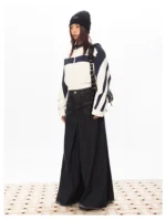 Свитшот "Black BB Panel Crop Zip Sweatshirt" — изображение 8