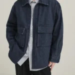 Рубашка "DAZO Studio Wide Version Denim Shirt"