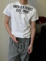 Футболка "19 Studio Info Extract Fitted T-Shirt" — изображение 2