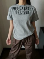 Футболка "19 Studio Info Extract Fitted T-Shirt" — изображение 9