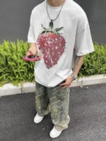 Футболка "BLACKLIST BT380H Spikes Strawberry T-shirt"
