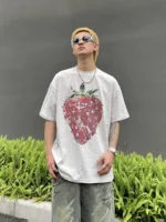 Футболка "BLACKLIST BT380H Spikes Strawberry T-shirt" — изображение 2