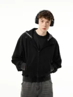 Худи "MADWITCH Checkered Combo Zip Hoodie" — изображение 2