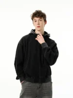Худи "MADWITCH Checkered Combo Zip Hoodie" — изображение 3