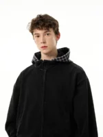 Худи "MADWITCH Checkered Combo Zip Hoodie" — изображение 4