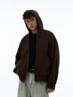 Худи "MADWITCH Cropped Hoodie Brown" — изображение 3