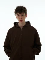 Худи "MADWITCH Cropped Hoodie Brown" — изображение 4