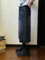 Шорты "19 Studio Long Denim Shorts" — изображение 10