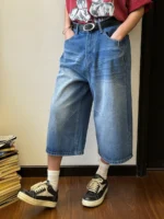 Шорты "19 Studio Long Denim Shorts" — изображение 2
