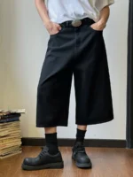 Шорты "19 Studio Long Denim Shorts" — изображение 22