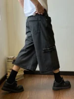 Шорты "19 Studio Long Denim Shorts" — изображение 29