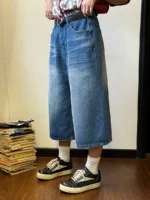 Шорты "19 Studio Long Denim Shorts" — изображение 3