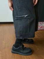 Шорты "19 Studio Long Denim Shorts" — изображение 32