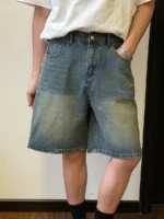 Шорты "19 Studio Street Blue Denim Shorts"