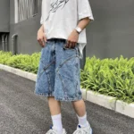 Шорты "BLACKLIST DK53 Slant Stitch Jeans"