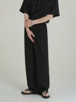 Брюки "DAZO Studio June Slim Draped Pants" — изображение 10