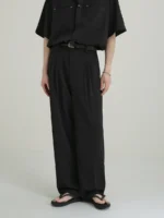 Брюки "DAZO Studio June Slim Draped Pants" — изображение 12