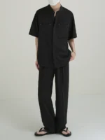 Брюки "DAZO Studio June Slim Draped Pants" — изображение 15