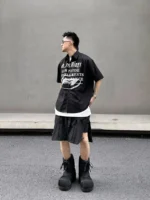 Рубашка "BLACKLIST AW6117 Letter Print Shirt" — изображение 4