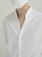 Рубашка "DAZO Studio Stand Collar Anti-Wrinkle Shirt" — изображение 6