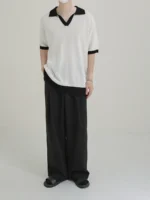 Футболка "DAZO Studio Neutral Style Polo T-Shirt" — изображение 5