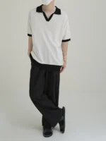 Футболка "DAZO Studio Neutral Style Polo T-Shirt" — изображение 6
