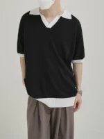 Футболка "DAZO Studio Neutral Style Polo T-Shirt" — изображение 7