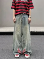 Джинсы "BLACKLIST 9133 Red Stripes Side Jeans" — изображение 5