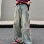 Джинсы "BLACKLIST 9133 Red Stripes Side Jeans"