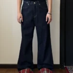 Джинсы "19 Studio A019 Checkered Turn Up Jeans"