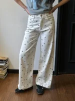 Брюки "19 Studio 6233 Bows Pattern Pants"
